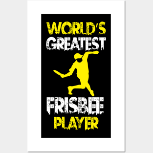 World's Greatest Frisbee Player Ultimate Frisbee Design Posters and Art